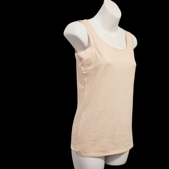 2/$20 Y2K Plain Light Pink Tank Top Size: Large - Picture 2 of 3